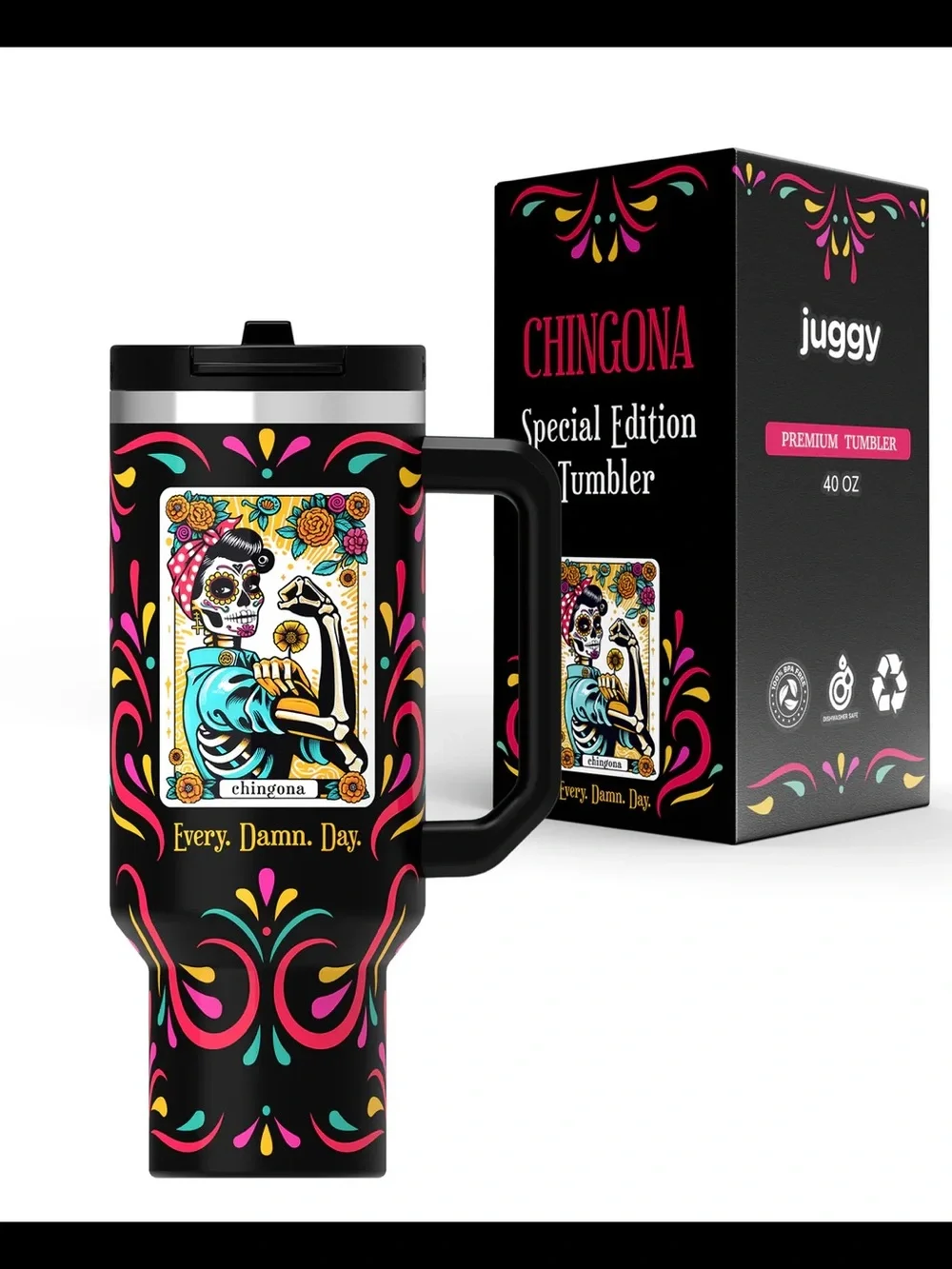 Chingona Tumbler 40oz